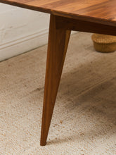Load image into Gallery viewer, Room and Board Solid Walnut Dining Table with Leaves
