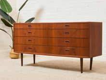Load image into Gallery viewer, Vodder Sibast Danish Mid-Century Modern Teak 8 Drawers Dresser
