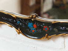 Load image into Gallery viewer, Vintage Friedman Brothers Rare Blue Hand Painted Chinoiserie Mirror

