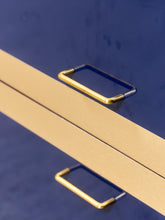 Load image into Gallery viewer, 1970’s Italian 2 Piece Post Modern Blue and Gold Hutch with Plinth Base
