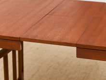 Load image into Gallery viewer, Expandable Dining Table with Sculptural Base Restored
