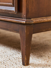 Load image into Gallery viewer, Nine Drawer, Mid-century Vintage Framed Walnut Dresser

