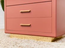 Load image into Gallery viewer, Corral Post Modern 5 drawer Highboy on a Plinth Base
