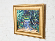 Load image into Gallery viewer, Impressionist Vintage Painting of a Park by Raymond Rosenberg
