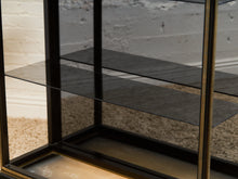 Load image into Gallery viewer, DREXEL HERITAGE Et Cetera Asian Chinoiserie Black Lacquer China Display Cabinet
