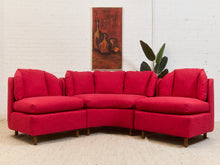 Load image into Gallery viewer, Vintage Henredon Three-piece Folio Modular Sofa
