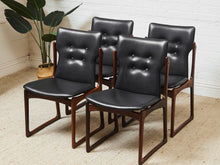 Load image into Gallery viewer, Rare Set of Danish Vamdrup Stolefabrik Rosewood Dining Chairs
