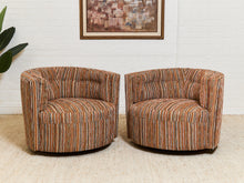 Load image into Gallery viewer, Babita Swivel in Striped Sunset
