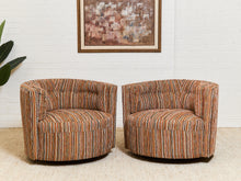 Load image into Gallery viewer, Babita Swivel in Striped Sunset
