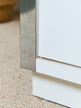 Load image into Gallery viewer, 1980's White Double Drawer Pair of Nightstands
