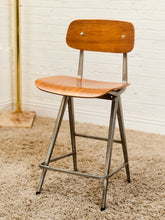 Load image into Gallery viewer, Walnut Plywood Industrial Chair

