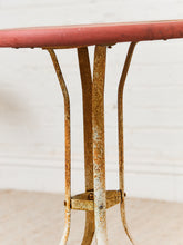 Load image into Gallery viewer, Industrial Vintage Red Side Table
