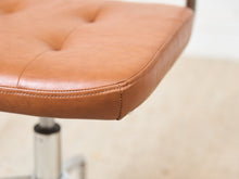 Load image into Gallery viewer, Blonde Rattan and Brown Seat Office Chair
