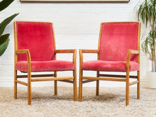 Load image into Gallery viewer, Red Rasberry Arm Chair
