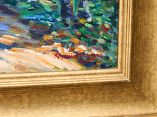 Load image into Gallery viewer, Impressionist Vintage Painting of a Park by Raymond Rosenberg
