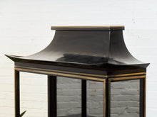 Load image into Gallery viewer, DREXEL HERITAGE Et Cetera Asian Chinoiserie Black Lacquer China Display Cabinet
