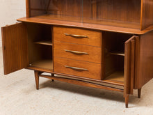 Load image into Gallery viewer, Kent Coffey Foreteller Mid-Century Modern Walnut China Cabinet

