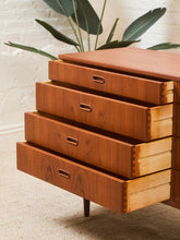 Load image into Gallery viewer, Vodder Sibast Danish Mid-Century Modern Teak 8 Drawers Dresser
