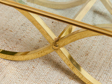 Load image into Gallery viewer, Estate Size Polished Brass Cocktail Coffee Table by La Barge Hollywood Regency
