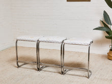 Load image into Gallery viewer, Set of 3 Vintage Milo Baughman  Counter Stools
