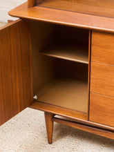 Load image into Gallery viewer, Kent Coffey Foreteller Mid-Century Modern Walnut China Cabinet
