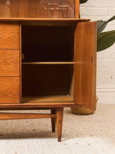 Load image into Gallery viewer, Kent Coffey Foreteller Mid-Century Modern Walnut China Cabinet
