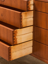 Load image into Gallery viewer, Vodder Sibast Danish Mid-Century Modern Teak 8 Drawers Dresser
