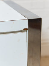 Load image into Gallery viewer, 1980's White Double Drawer Pair of Nightstands
