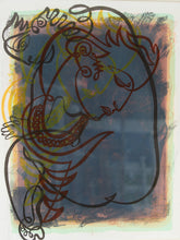 Load image into Gallery viewer, Continuous Line Drawing and Test Sketch by Jean Negulesco
