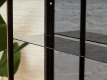 Load image into Gallery viewer, DREXEL HERITAGE Et Cetera Asian Chinoiserie Black Lacquer China Display Cabinet
