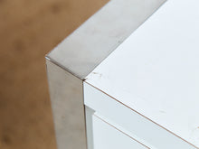 Load image into Gallery viewer, 1980's White Double Drawer Pair of Nightstands
