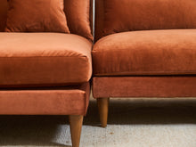 Load image into Gallery viewer, Rowan Sectional Sofa in Terra Cotta
