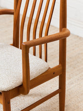 Load image into Gallery viewer, 1970s Set of 6 Teak Slat Back Dining Chairs by Benny Linden
