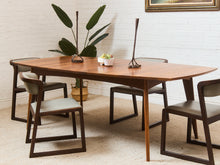 Load image into Gallery viewer, Room and Board Solid Walnut Dining Table with Leaves
