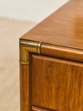 Load image into Gallery viewer, Vintage Pair of Campaign Nightstands

