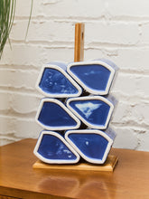 Load image into Gallery viewer, Vintage Set of 6 Blue Napoleon Coffee Cups
