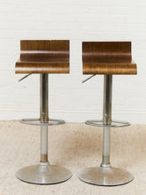 Load image into Gallery viewer, Pair of Bent Wood Stools
