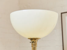 Load image into Gallery viewer, Brass Vintage Torchiere Floor Lamp
