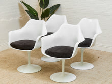 Load image into Gallery viewer, Set of 4 Swivel Tulip Style Chairs
