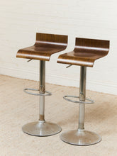 Load image into Gallery viewer, Pair of Bent Wood Stools
