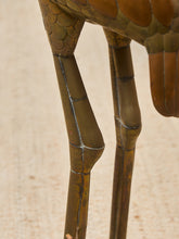 Load image into Gallery viewer, Sergio Bustamante Large Vintage Brass Crane
