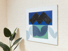 Load image into Gallery viewer, Large Balanced Forms Vintage Mid Century Painting
