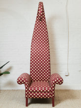 Load image into Gallery viewer, Curved Sculptural Polkadot Art Sculpture Chair
