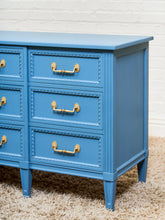 Load image into Gallery viewer, Château Sky Blue Hollywood Regency Dresser
