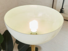 Load image into Gallery viewer, Brass Vintage Torchiere Floor Lamp
