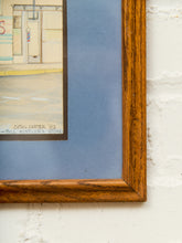 Load image into Gallery viewer, Bill’s on Main Street Vintage Mixed Media Original Artwork Cathy Carter
