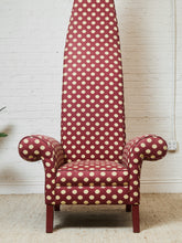 Load image into Gallery viewer, Curved Sculptural Polkadot Art Sculpture Chair
