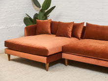 Load image into Gallery viewer, Rowan Sectional Sofa in Terra Cotta
