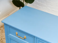Load image into Gallery viewer, Château Sky Blue Hollywood Regency Dresser
