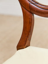 Load image into Gallery viewer, 1940’s Carved Sweetheart Chairs Set of 6

